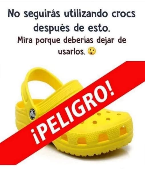 Zapatos Crocs amarillos