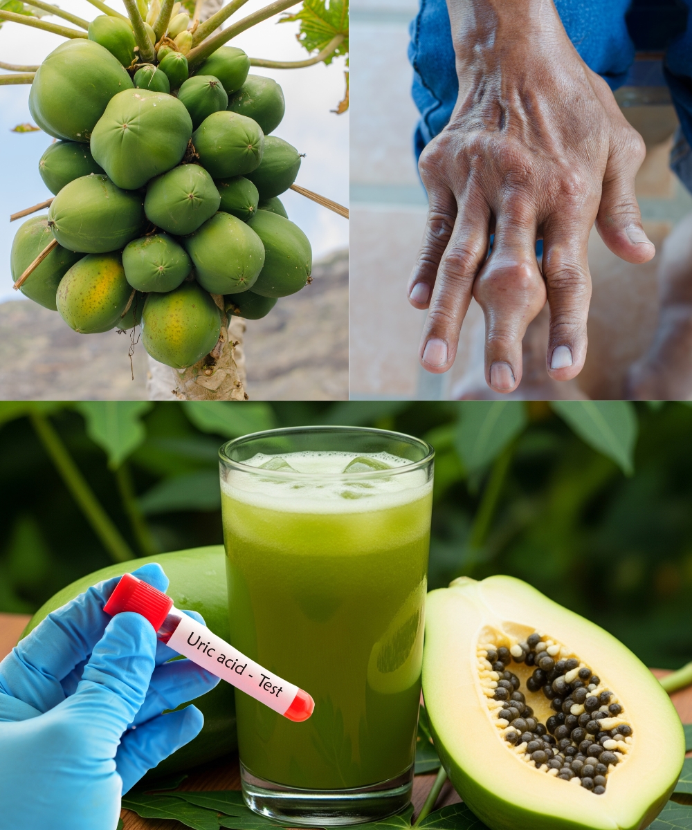 Papaya Verde para Reducir Ácido Úrico