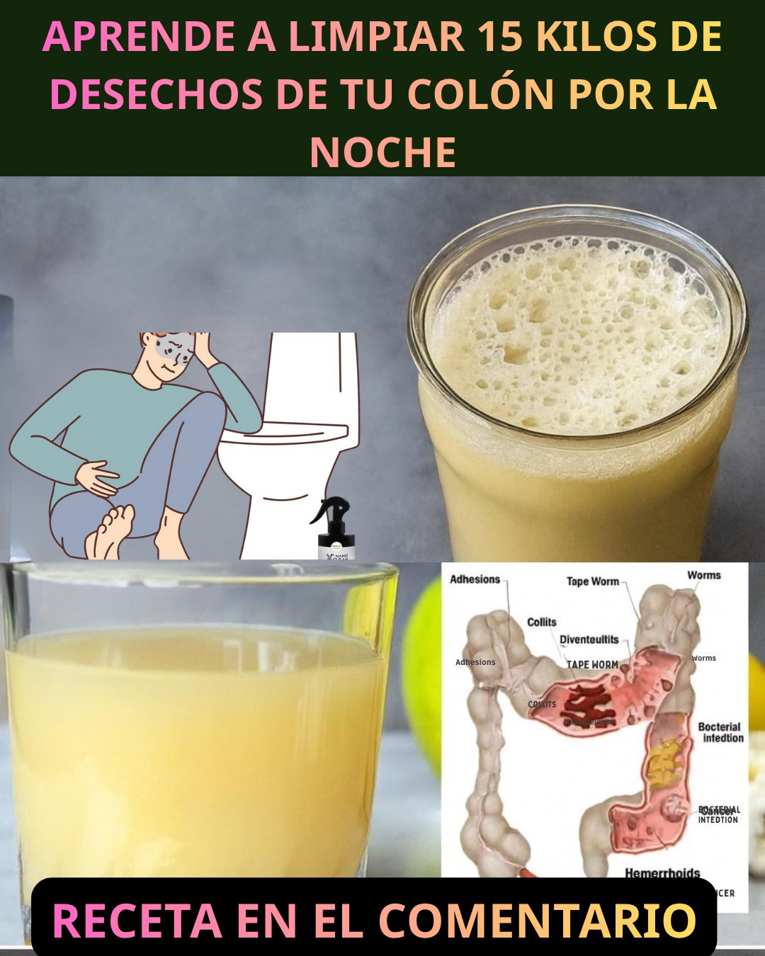 Bebida natural para la salud digestiva