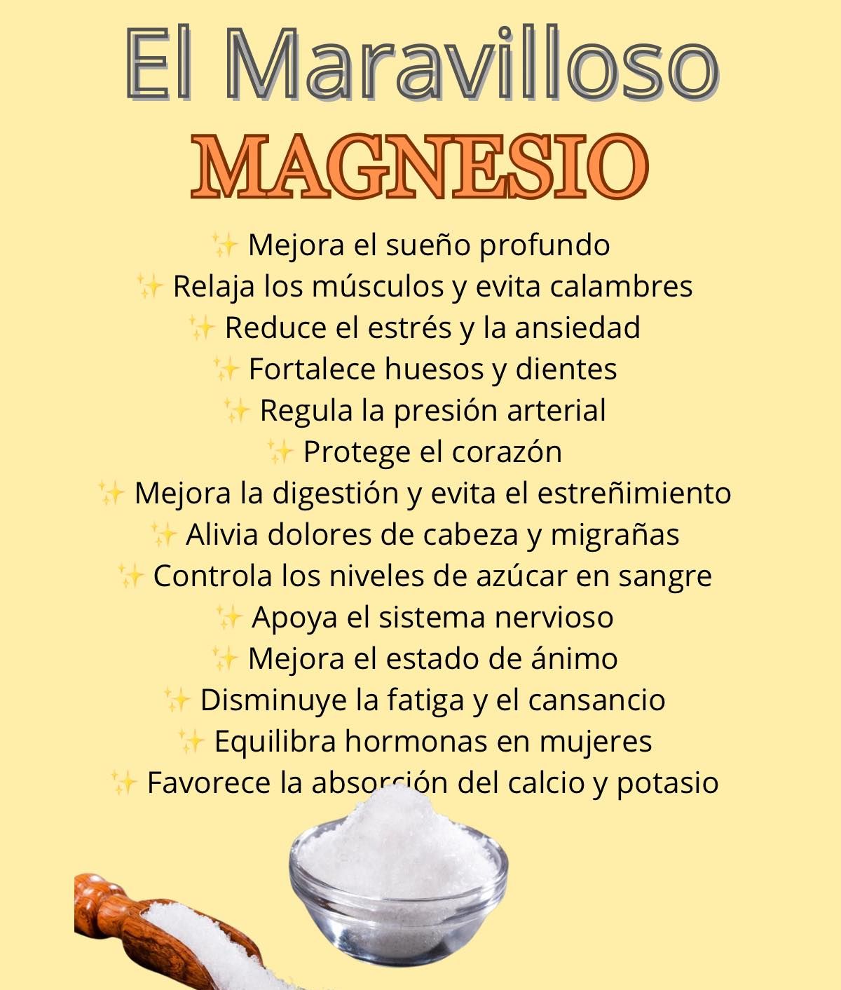 Beneficios del Magnesio
