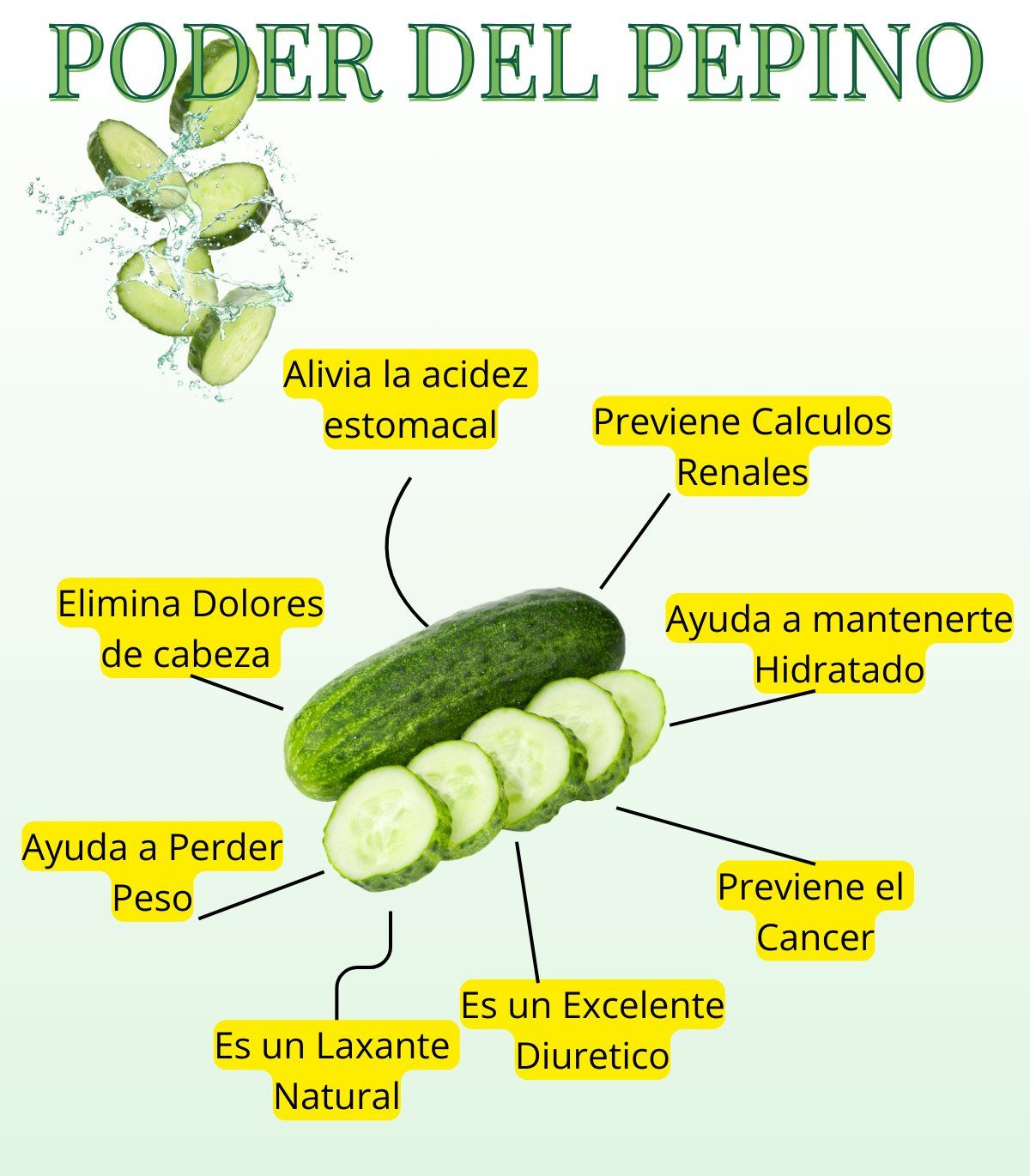 Beneficios del pepino para la salud