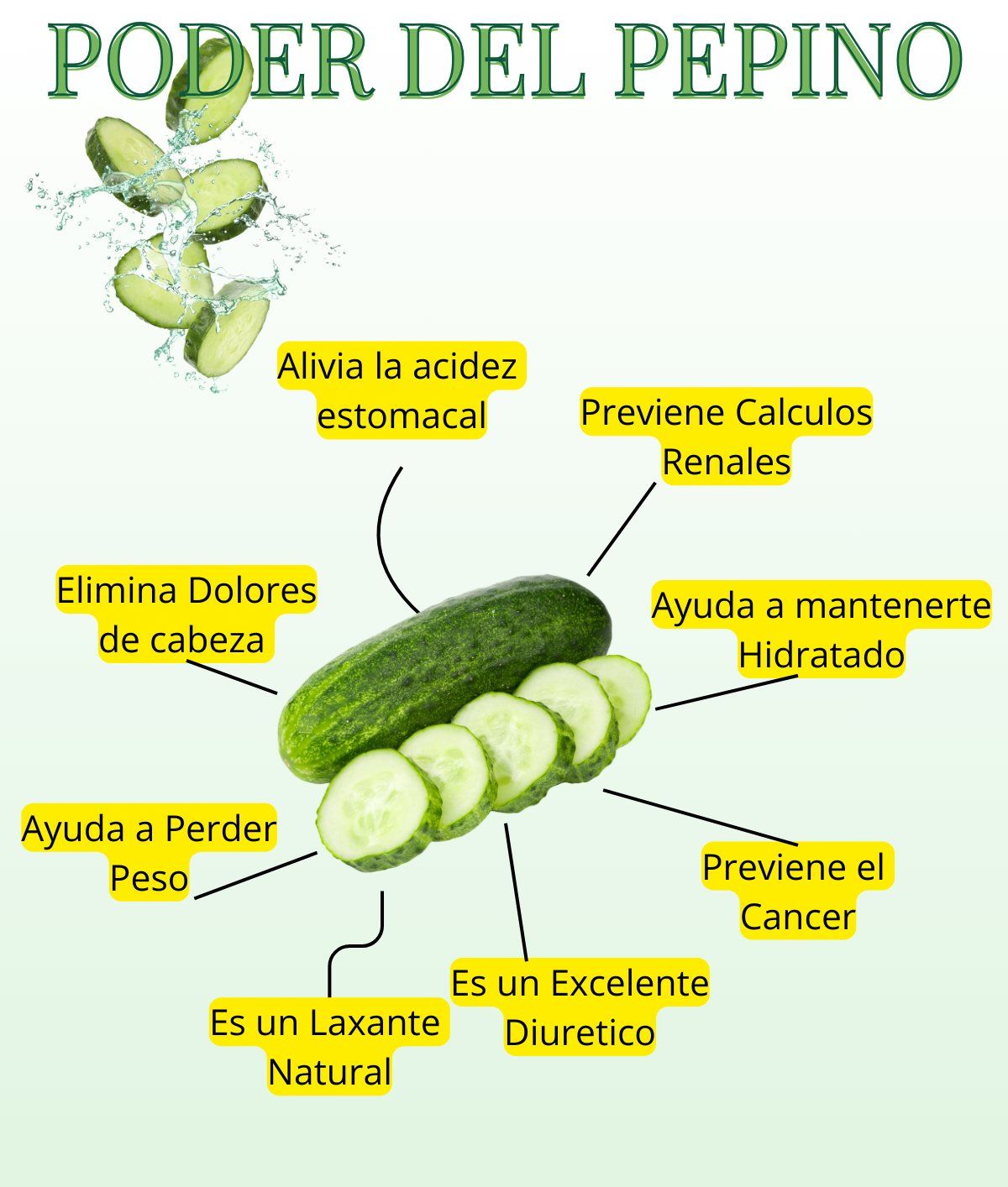 Beneficios del Pepino