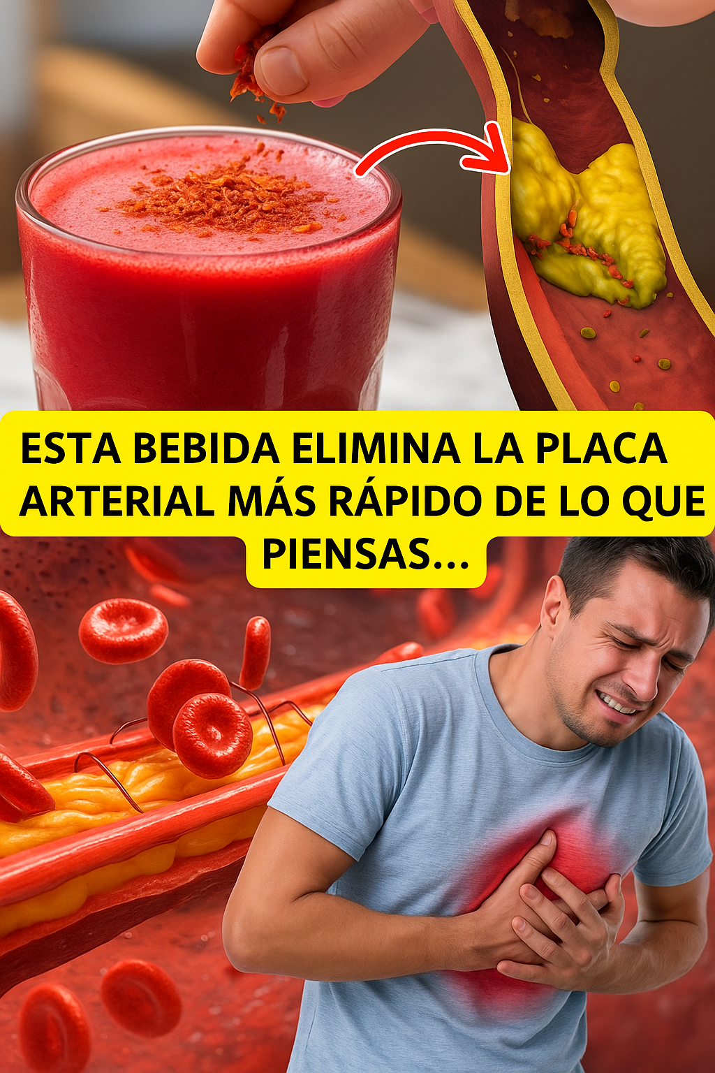 Bebida detox para la salud cardiovascular