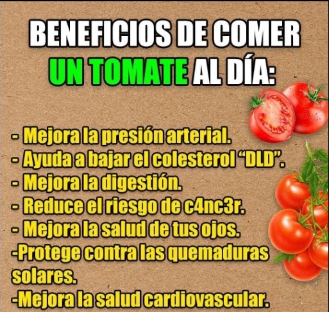 Beneficios de comer tomate