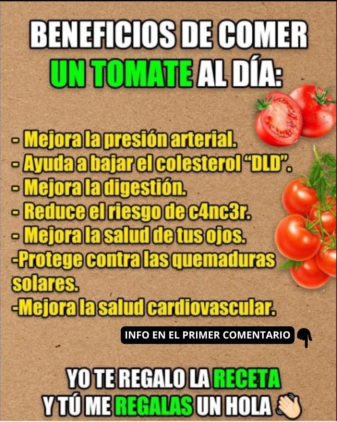 Beneficios de comer tomate