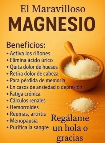 Beneficios del Magnesio