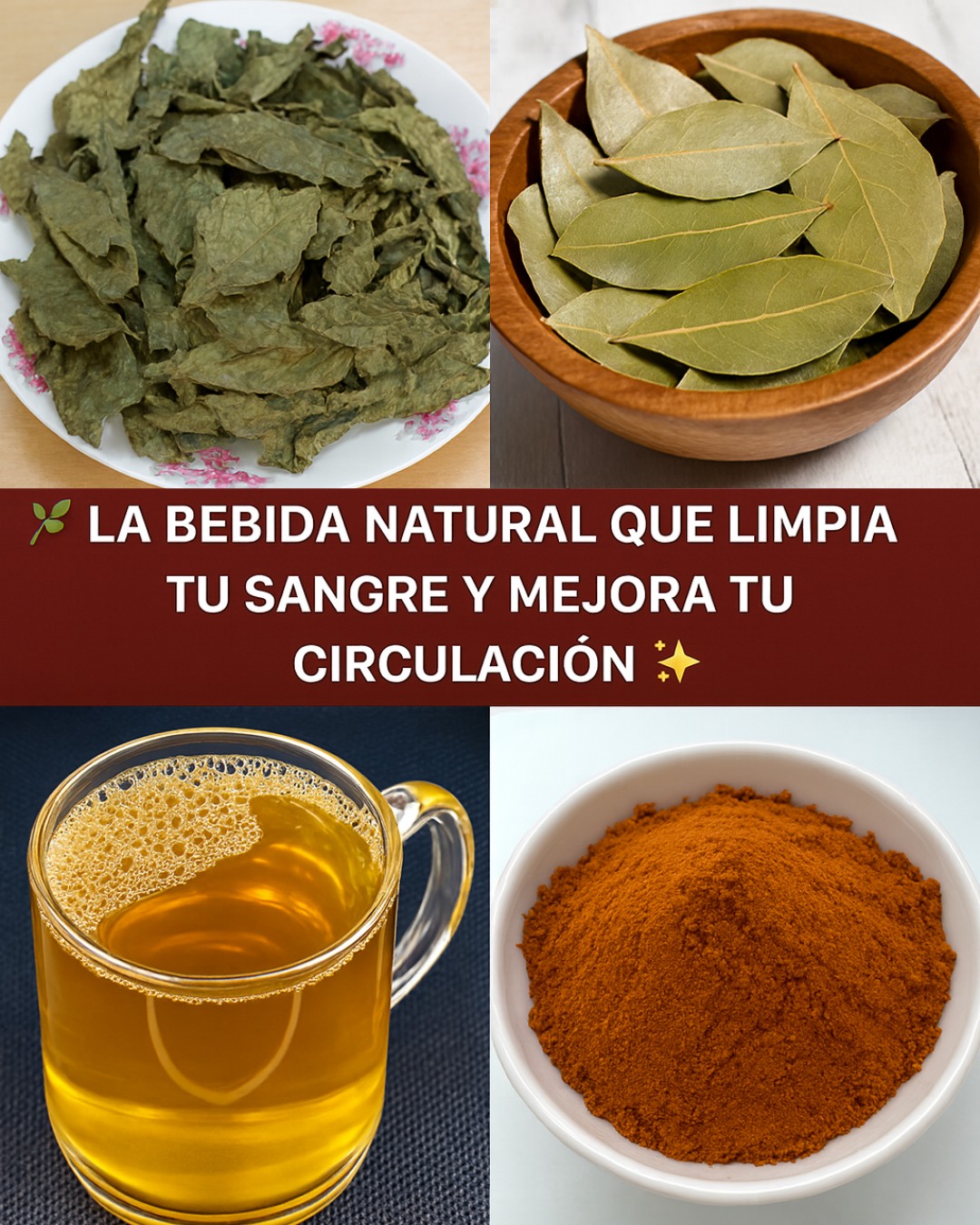 Bebida natural que limpia la sangre y mejora la circulación