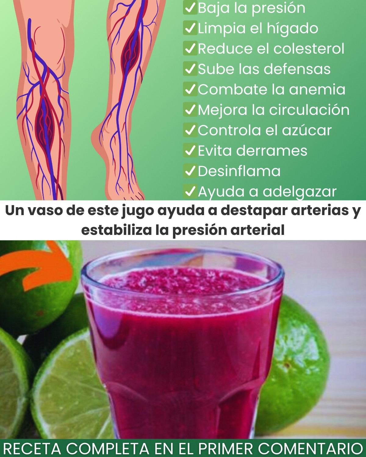 Jugo de Betabel con Limón