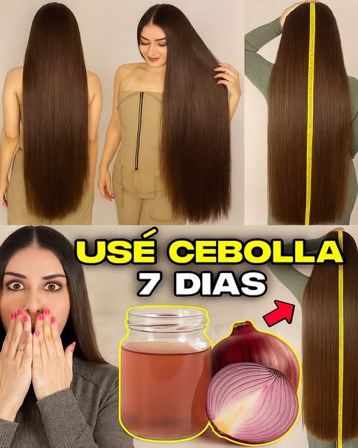 Jugo de cebolla para el cabello