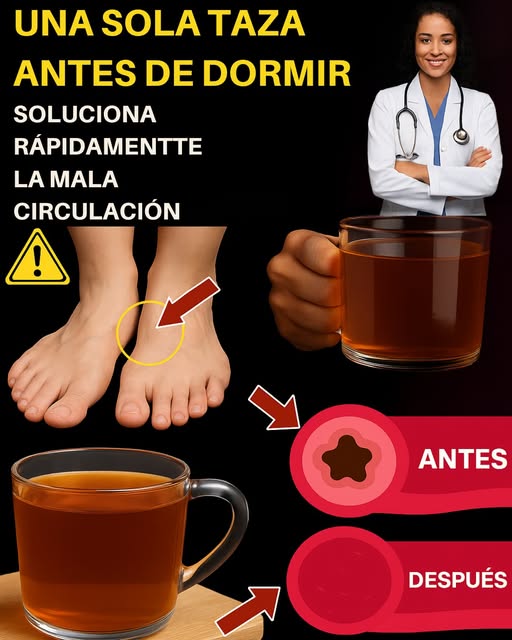 Bebida para mejorar la circulación