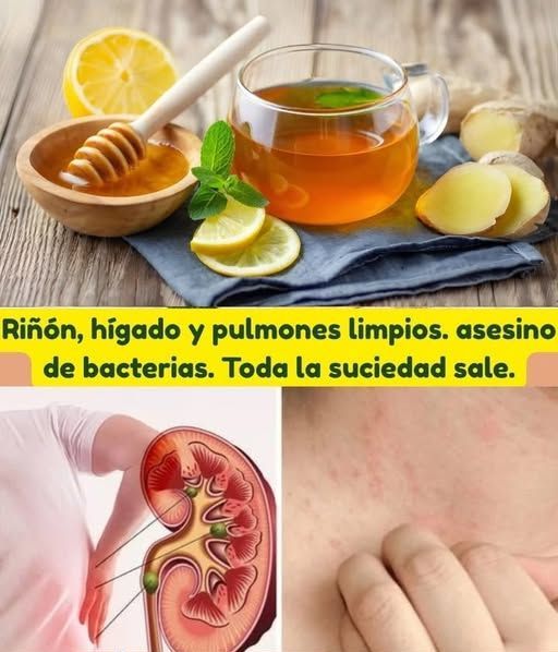 Té de jengibre con limón y miel