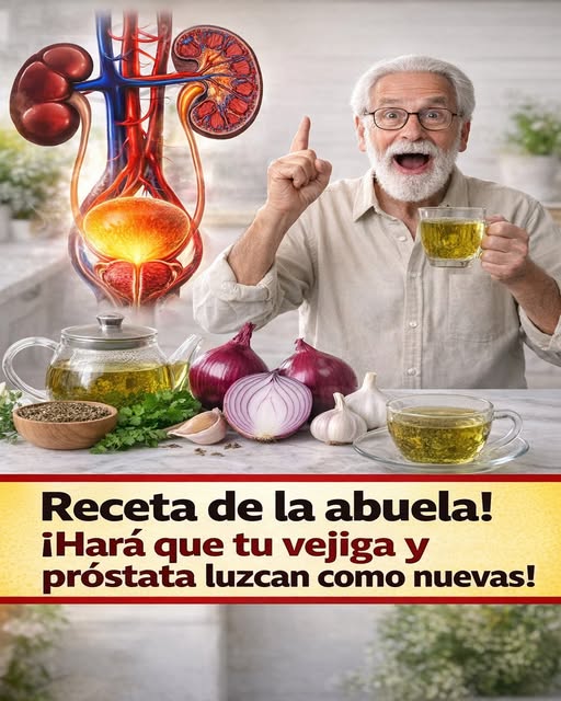Receta de infusión de cebolla para la próstata y vejiga
