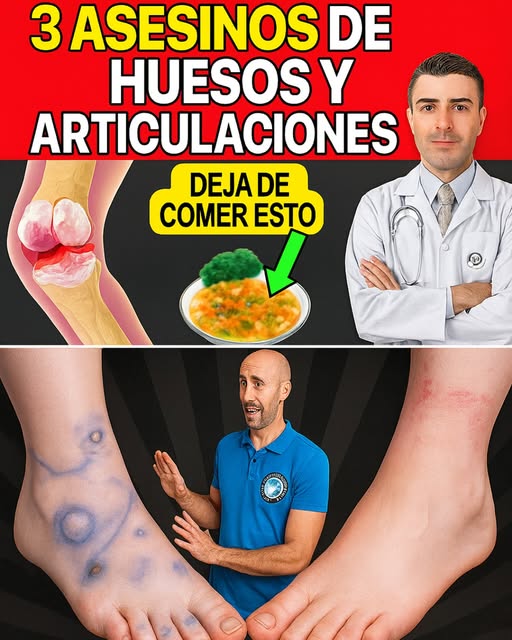 Alimentos que afectan la salud de los huesos y articulaciones