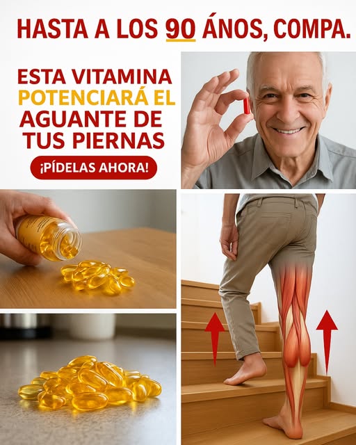 Suplementos vitamínicos para fortalecer las piernas