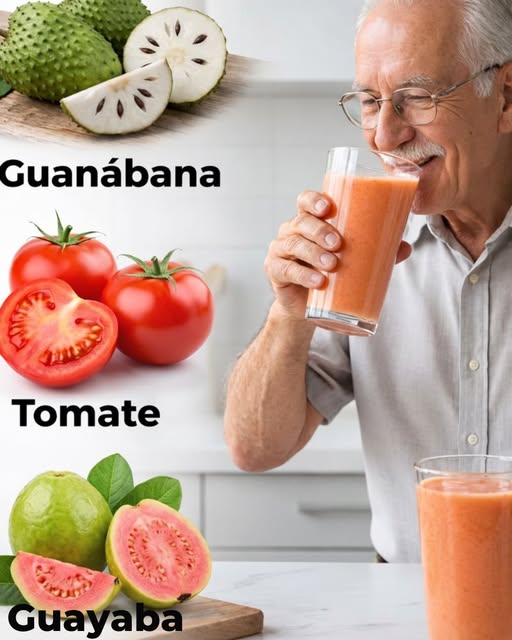 Batido de Guanábana, Tomate y Guayaba