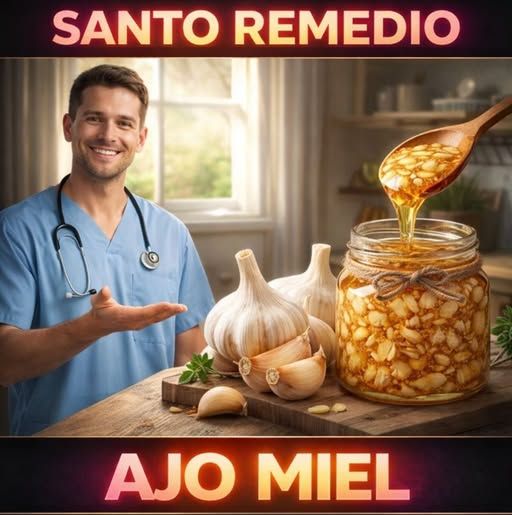Ajo y miel como remedio natural