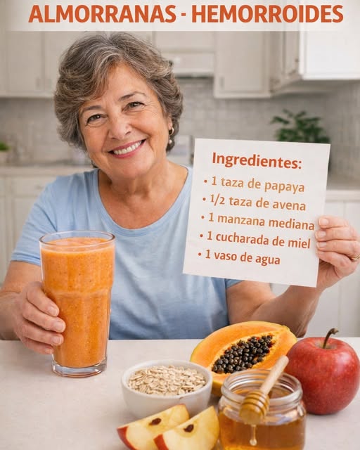Receta de batido para hemorroides