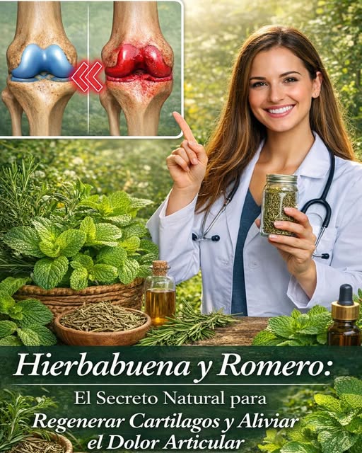 Hierbas medicinales: Hierbabuena y Romero
