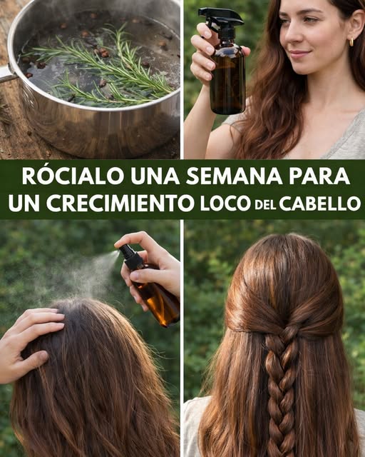Tónico de Romero y Clavo para Cabello
