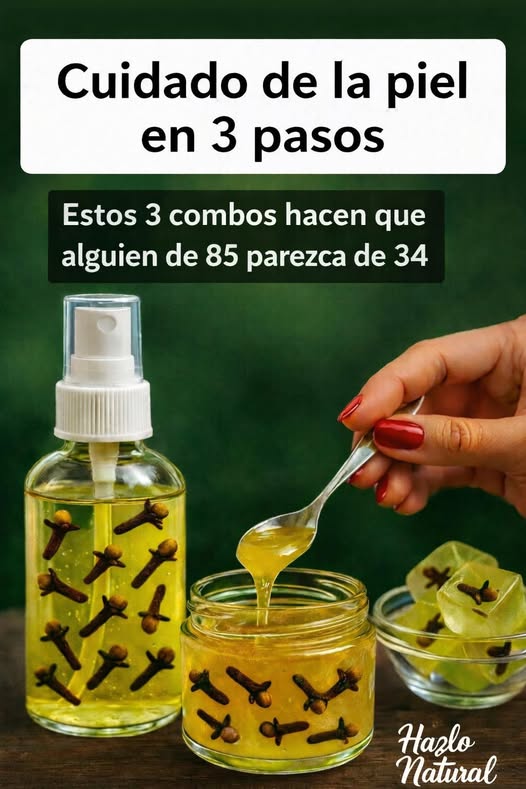 Cuidado de la piel con clavos de olor